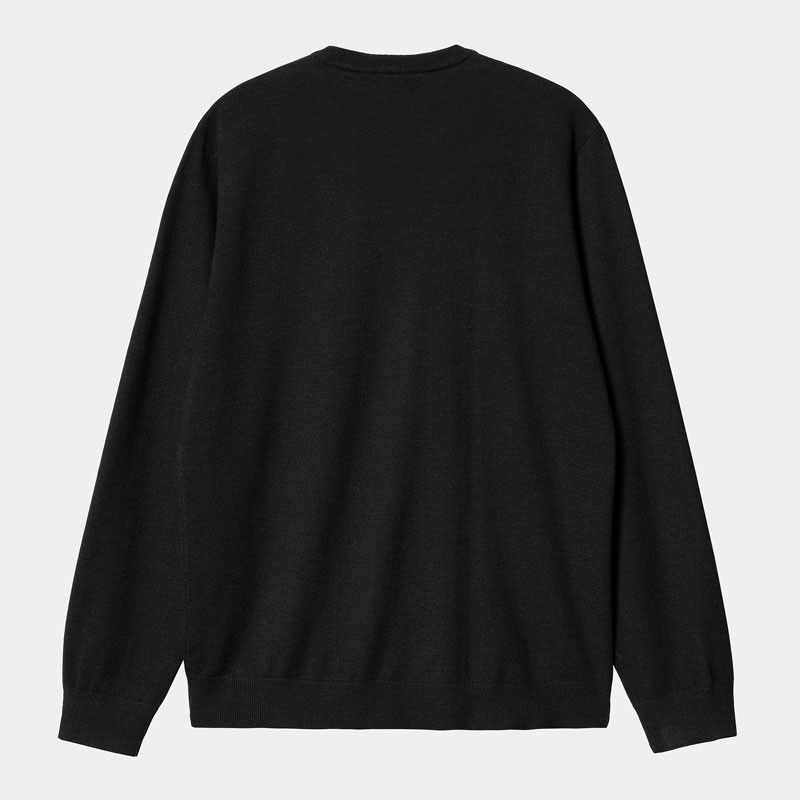 Jersey Carhartt WIP: Madison Sweater (Black Wax)