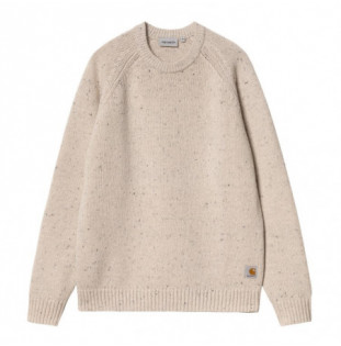 Jersey Carhartt WIP: Anglistic Sweater (Speckled Moonbeam)