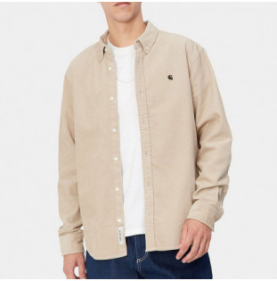 Camisa Carhartt WIP: LS Madison Cord Shirt (Wall Black)