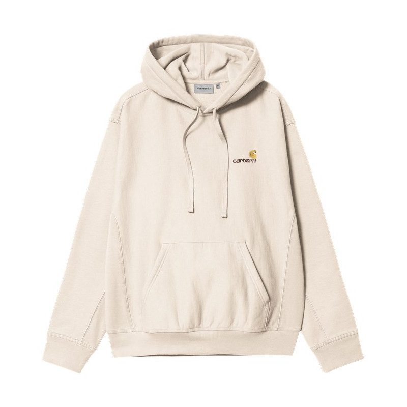Sudadera Carhartt WIP: Hooded American Script Sweat (Moonbeam)