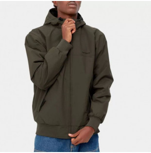 Chaqueta Carhartt WIP: Hooded Sail Jacket (Cypress Black)