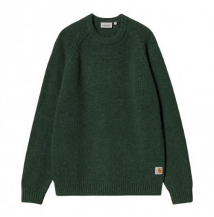 Jersey Carhartt WIP: Anglistic Sweater (Speckled Sycamore Tree)