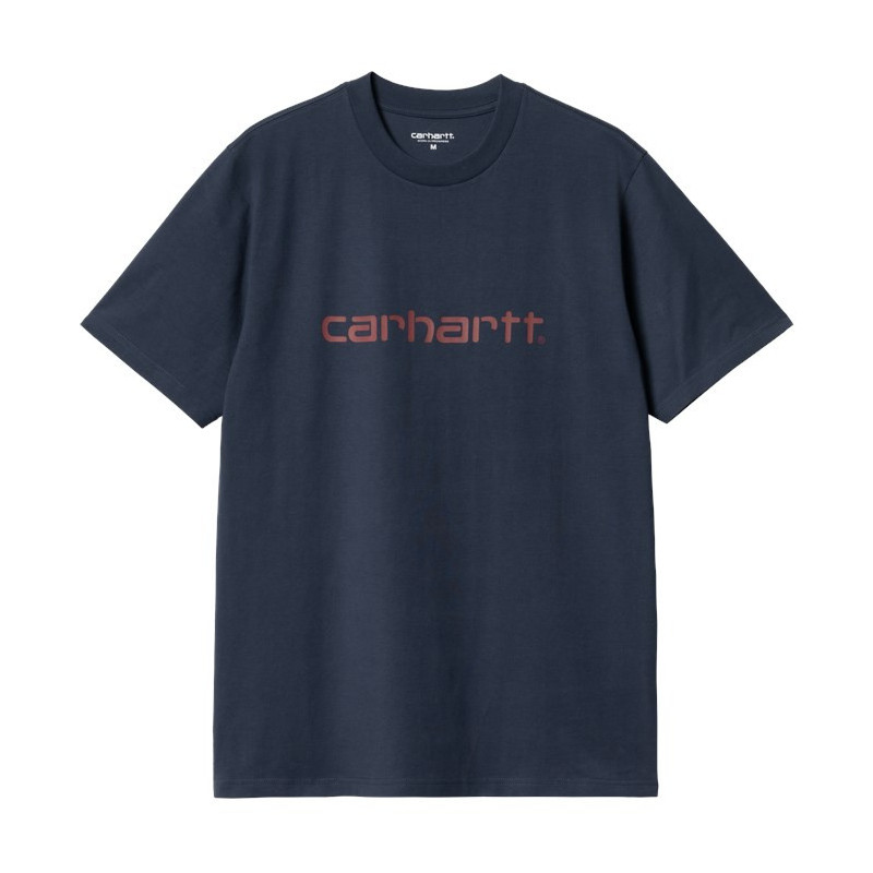 Camiseta Carhartt WIP: SS Script T-Shirt (Air Force Blue Malbec)