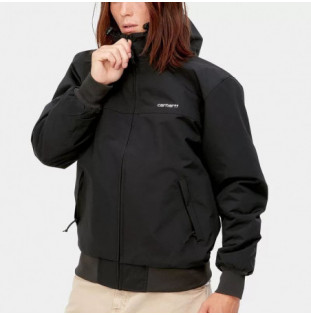 Chaqueta Carhartt WIP: Hooded Sail Jacket (Black White)