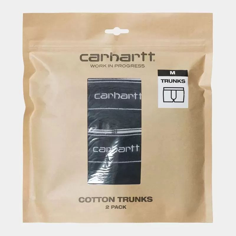 Boxer Carhartt WIP: Cotton Trunks (Black Black)