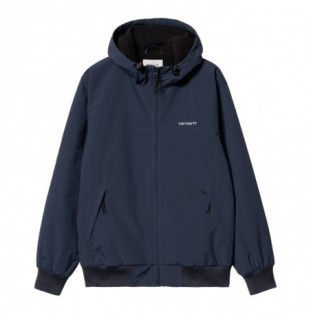 Chaqueta Carhartt WIP: Hooded Sail Jacket (Air Force Blue White)