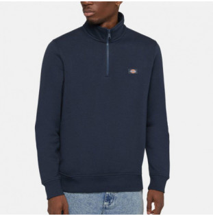 Sudadera Dickies: Oakport Quarter Zip (Dark Navy)