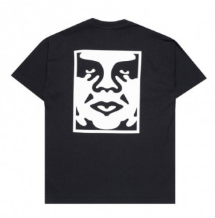 Camiseta Obey: Obey Bold Icon Heavyweight Tee (Jet Black)