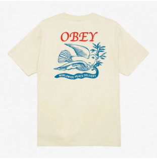 Camiseta Obey: Obey Peace Delivery Dove (Cream)