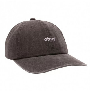 Gorra Obey: Pigment Lowercase 6 Panel Stra (Pg Black)