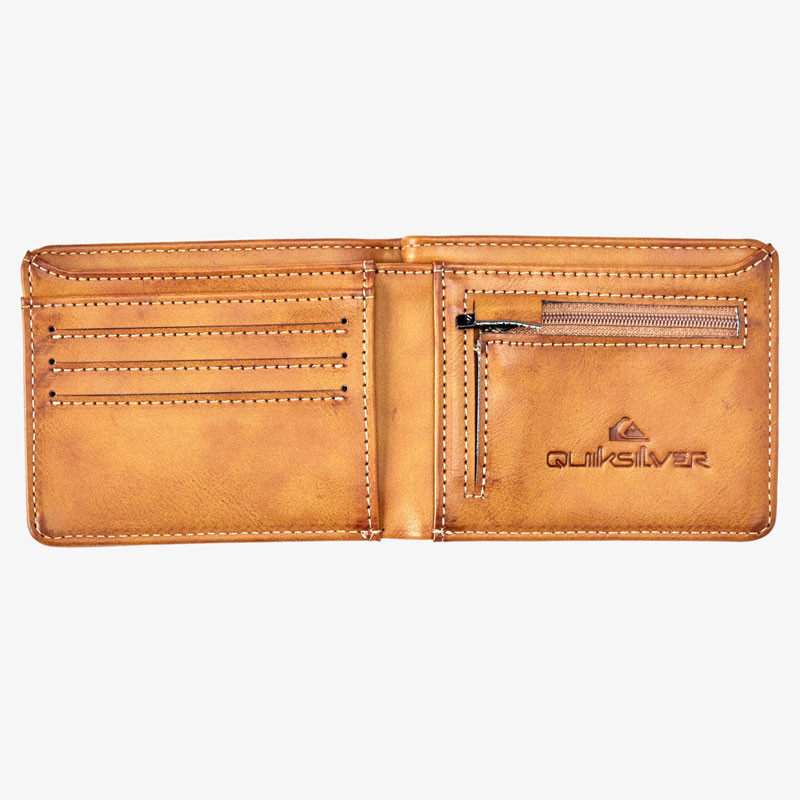 Cartera Quiksilver: Slim Rays (Chocolate Brown)