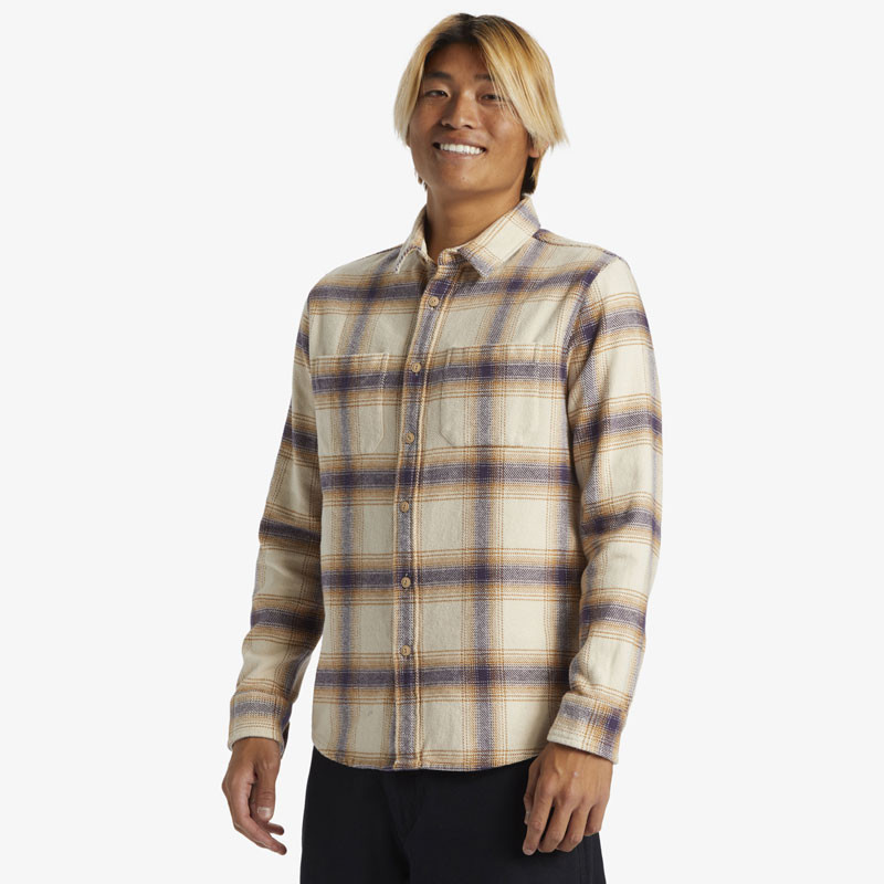 Camisa Quiksilver: Dna Flannel (Fog Plaid)