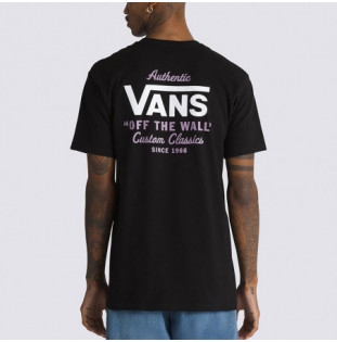 Camiseta Vans: MN Holder St Classic (Black Lavender Mist)