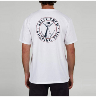 Camiseta Salty Crew: Tailgate Premium SS Tee (White)