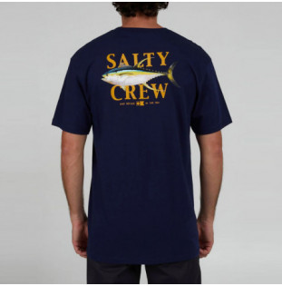 Camiseta Salty Crew: Yellowfin Classic SS Tee (Navy)