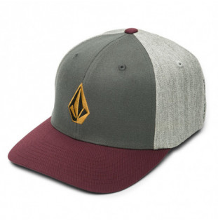 Gorra Volcom: Full Stone Hthr Flexfit Hat (Merlot)