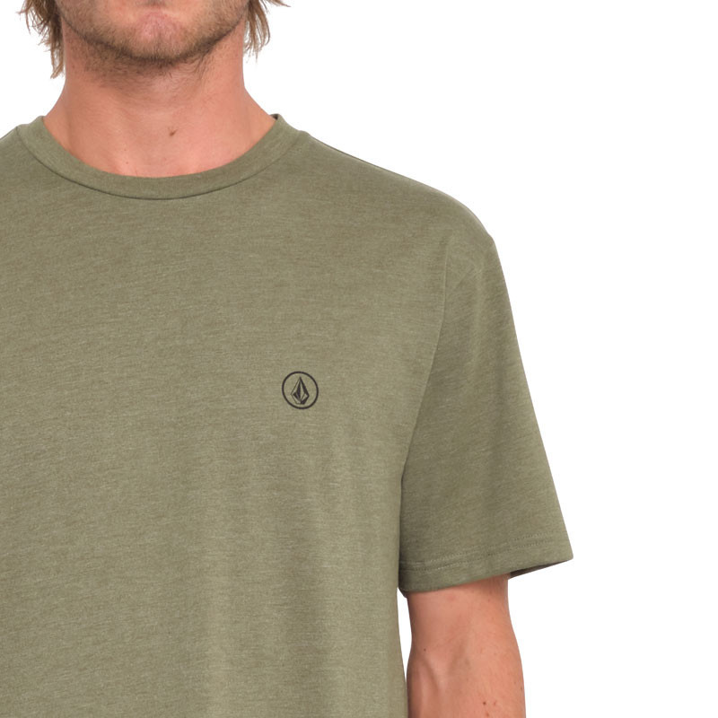 Camiseta Volcom: Circle Blanks Hth SST (Wintermoss)