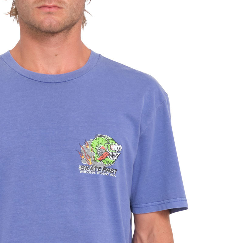 Camiseta Volcom: Crazee Wheel Pw SST (Ballpoint Blue)