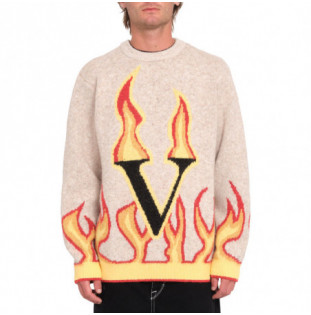 Jersey Volcom: Fergadelic Sweater (Dirty White)