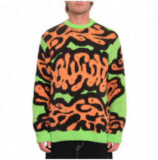 Jersey Volcom: Fa Zephyr Sweater (Electric Green)