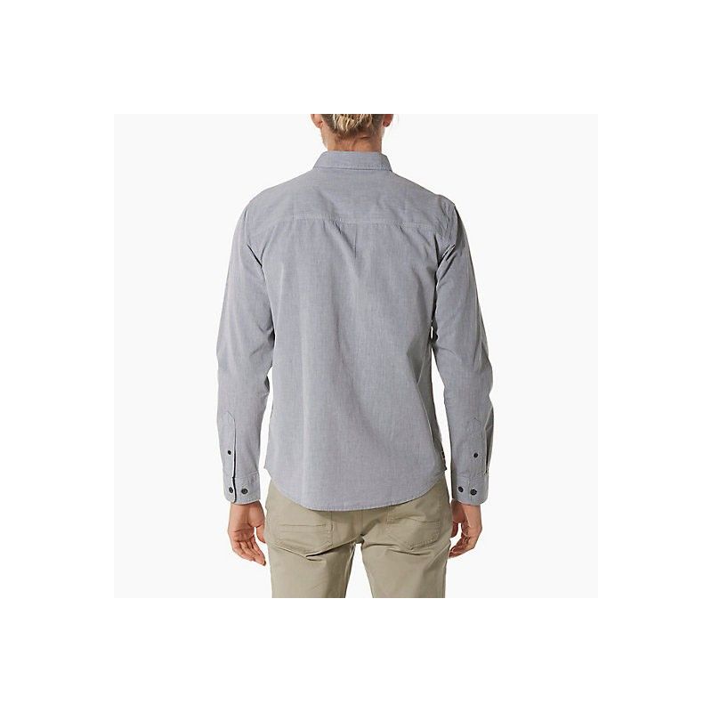 Camisa outlet Reef REEF WASHED OUT LS BLACK Atlas Stoked