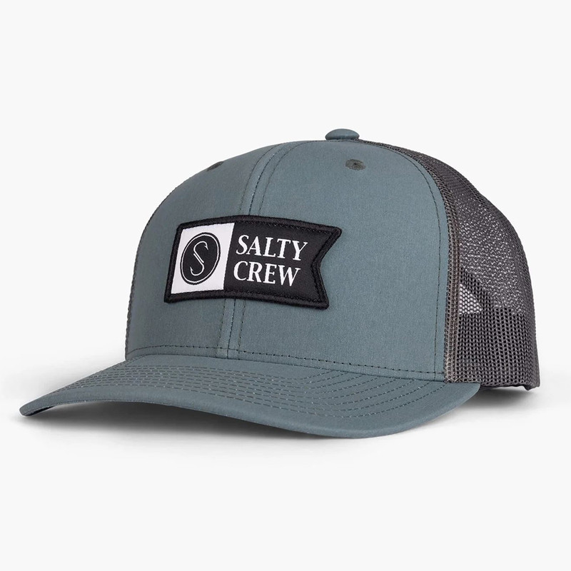 Gorra Salty Crew: Pinnacle 2 Retro Trucker (Moss Coal)