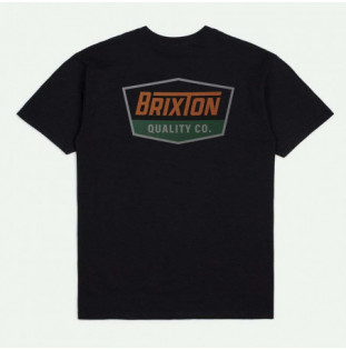 Camiseta Brixton: Regal SS Stt (Black Rust)