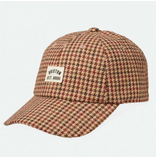 Gorra Brixton: Woodburn Lp Adj (Tigrs Eye Brw Hound)