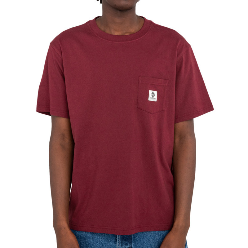 Camiseta Element: Basic Pkt Lbl (Tawny Port)