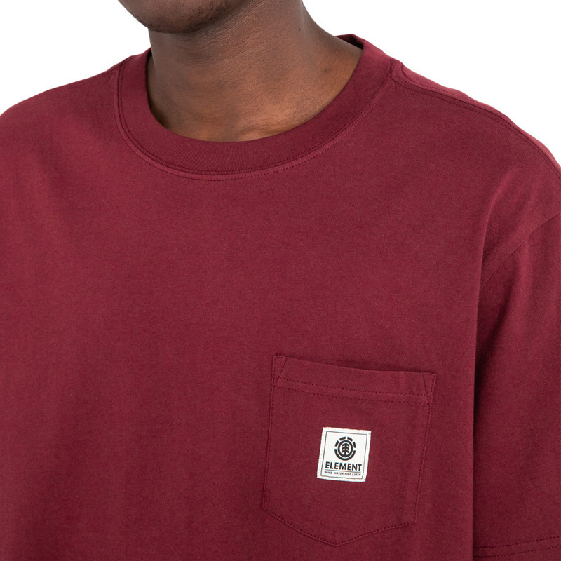 Camiseta Element: Basic Pkt Lbl (Tawny Port)