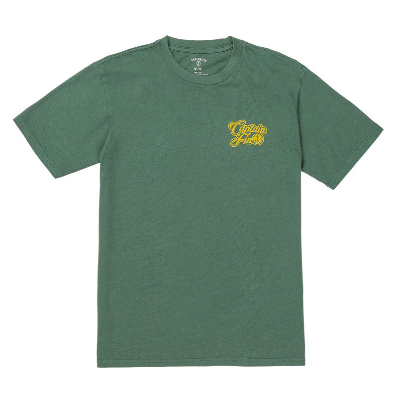 Camiseta Captain Fin: Oh Yeah Logo SS Tee (Cilantro Green)