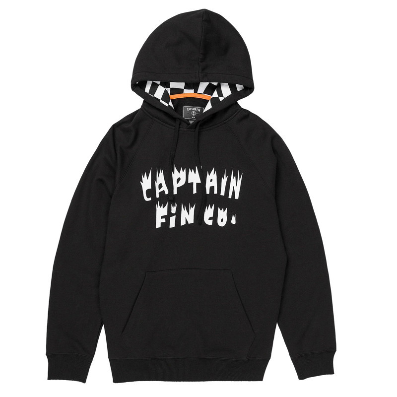 Sudadera Captain Fin: Downward Spiral Hoody (Black)