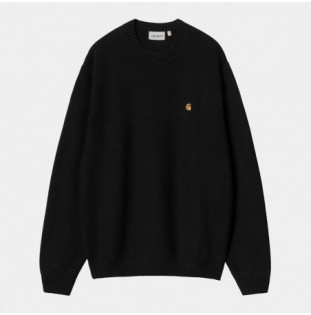 Jersey Carhartt WIP: Chane Sweater (Black Gold)