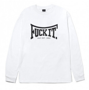 Camiseta HUF: Throwing Hands LS Tee (White)