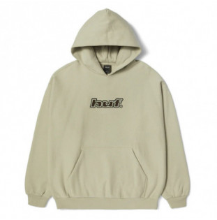 Sudadera HUF: Logo Applique Hooded Fleece (Putty)