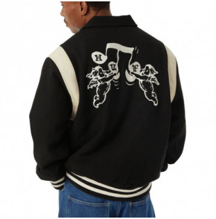 Chaqueta HUF: Song Varsity Jacket (Black)