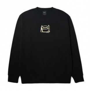 Sudadera HUF: Relocation Crewneck (Black)