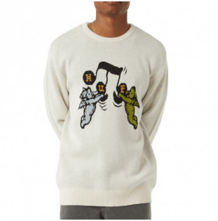 Jersey HUF: Song Intarsia Sweater (Linen)