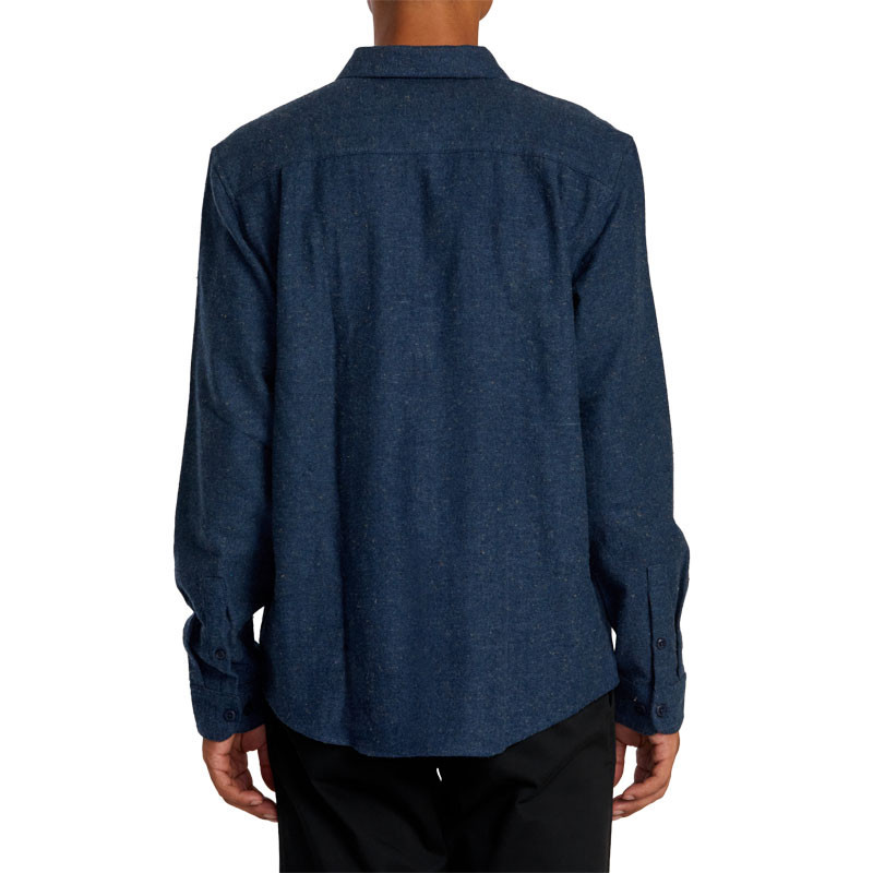 Camisa RVCA: Harvest Neps Fl (Dark Denim)