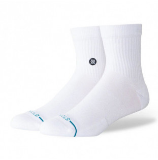 Calcetines Stance: Icon Quarter (White)