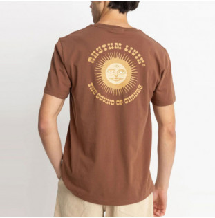 Camiseta Rhythm: Sun Life SS T-Shirt (Chocolate)