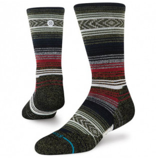 Calcetines Stance: Mid Wool Crew (Black Red)