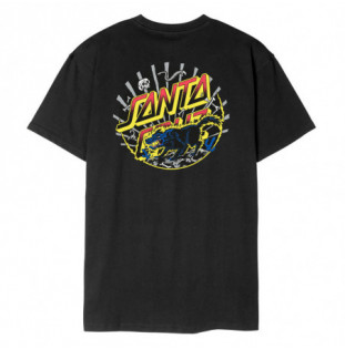 Camiseta Santa Cruz: Kendall Wolf Dot T-Shirt (Black)