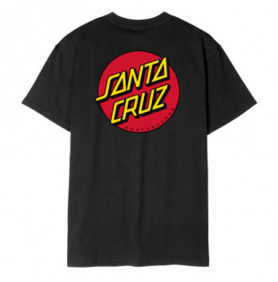 Camiseta Santa Cruz: Classic Dot Chest T-Shirt (Black)