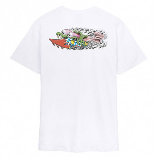 Camiseta Santa Cruz: Meek Concrete Slasher T-Shirt (White)