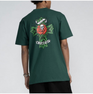 Camiseta Santa Cruz: Dressen Rose Cross 2 T-Shirt (Rainforest)