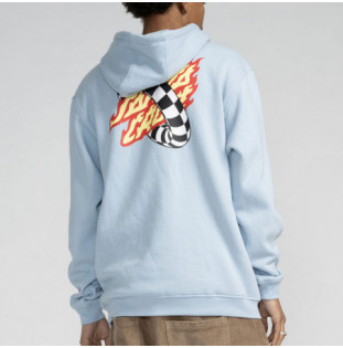 Sudadera Santa Cruz: Goal Flame Hood (Crystal Blue)