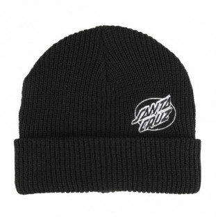 Gorro Santa Cruz: Mono Lined Oval Dot Beanie (Black)