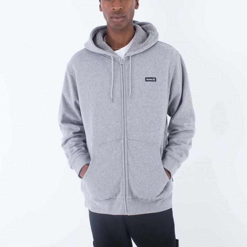 Sudadera Hurley: Alps Zip Fleece (Heather Gey)