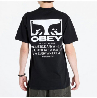 Camiseta Obey: Obey Justice Everywhere (Black)